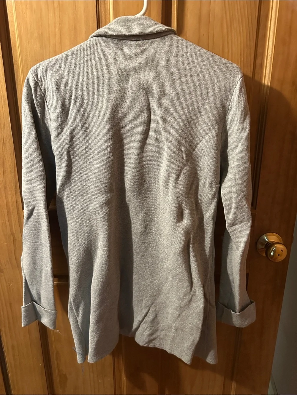 Light Gray women’s Shirt Jacket/blazer by J. Crew - Lightweight Layering Coat